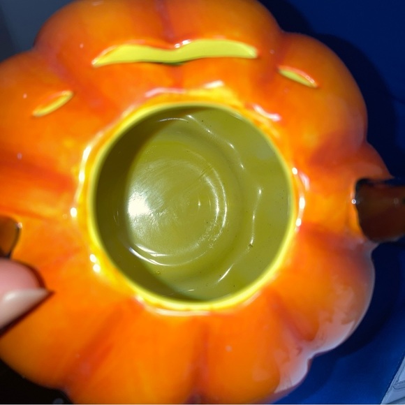 Disney Halloween Pumpkin Candle Tealight Holder Figurine Mickey Mouse - Picture 7 of 8